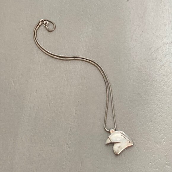 ONE OF A KIND Barry Kieselstein Cord Vintage Sterling Silver 925 Bird Necklace - Picture 3 of 11